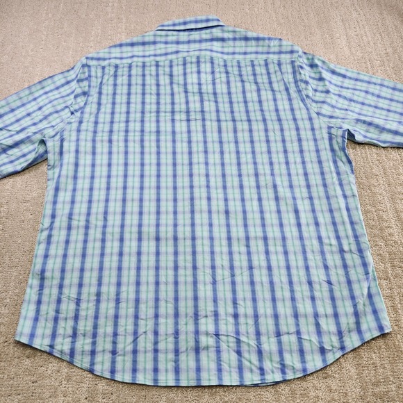 Twillory Shirt Men L-XL Untuckable Check Button Down Performance Fabric Stretch - Picture 9 of 11